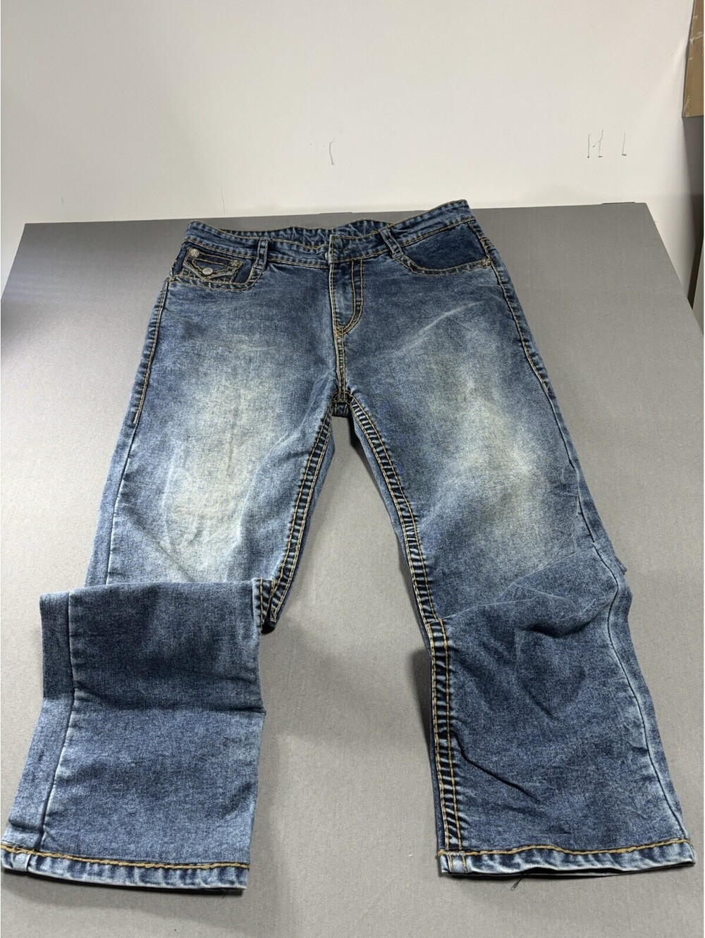 True Religion Ricky Jeans Super T Straight 36x32 Men's